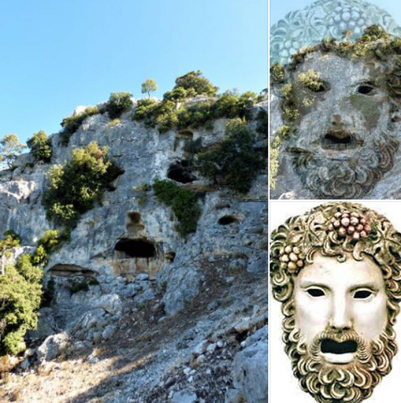 Η σπηλιά «προσωπείο» στα βουνά του Βάλτου