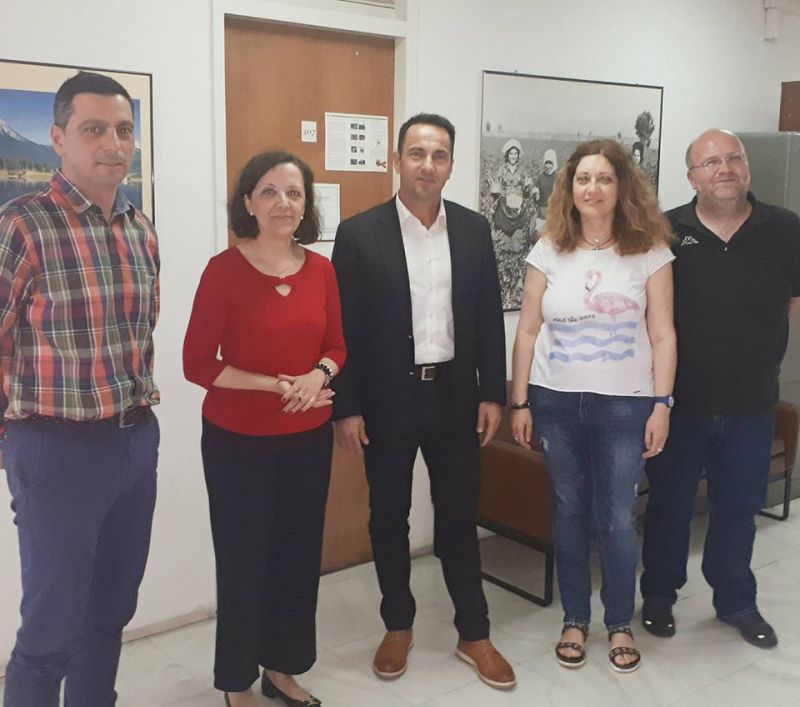 Συνάντηση  του  Αντιπεριφερειάρχη  Αγροτικής Ανάπτυξης Κωνσταντίνου Μητρόπουλου  με το Γενικό Γραμματέα ΥΠΑΑT  για θέματα Κτηνοτροφίας και Δακοκτονίας