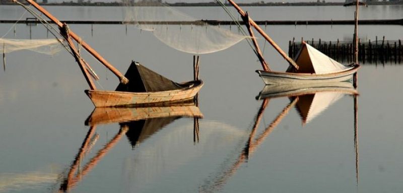 Εικόνες από τη λιμνοθάλασσα του Μεσολογγίου