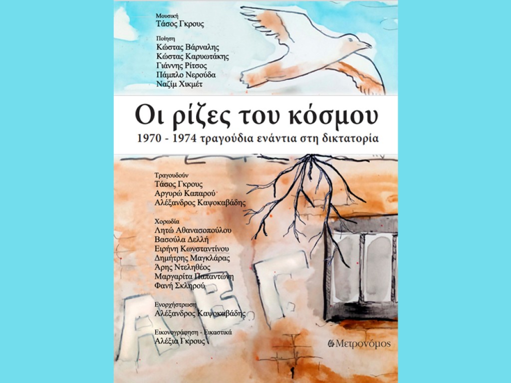 &quot;Οι ρίζες του κόσμου&quot;: Νέο τραγούδι σε ποίηση Γιάννη Ρίτσου, μουσική Τάσου Γκρους κι ερμηνεία Αργυρώς Καπαρού, από τις εκδόσεις Μετρονόμος