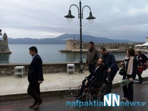 Ναύπακτος Θερμή υποδοχή στον υπ.Ευρωβουλευτή Στέλιο Κυμπουρόπουλο.Φωτο-Βίντεο