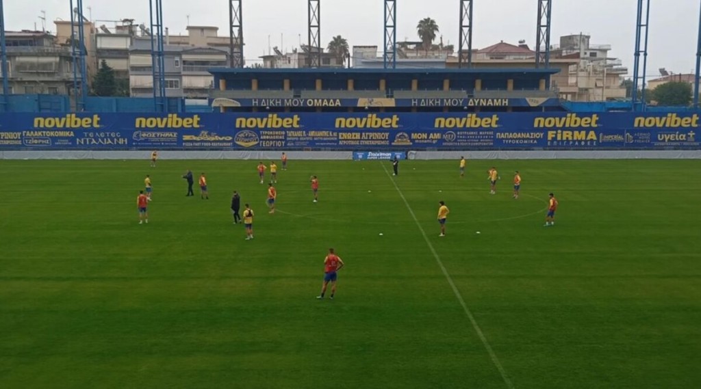 Παναιτωλικός: Προπόνηση στο γήπεδο και ρεπό