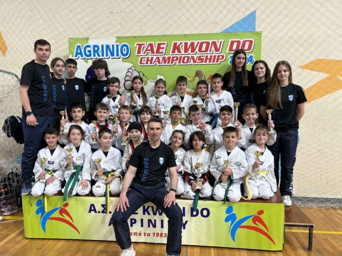 Εκπληκτικά «Τιτορμάκια» στο διασυλλογικό Tae Kwon Do του Αγρινίου