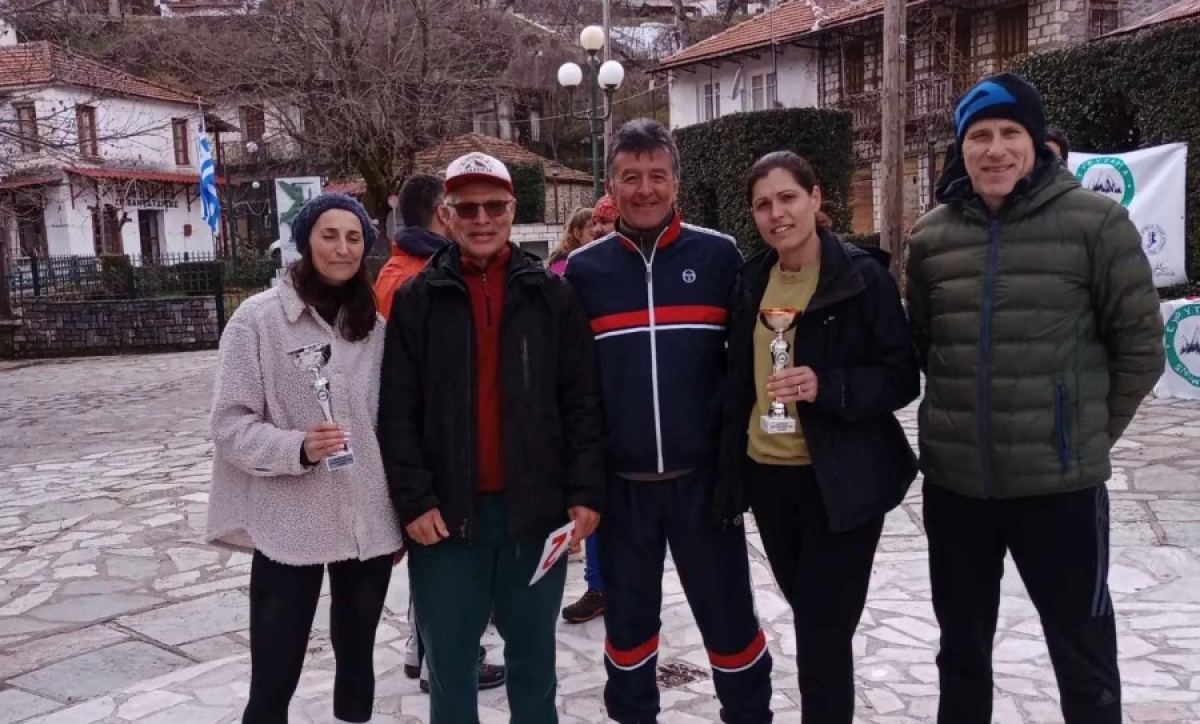 Αγρίνιο: Ο Σύλλογος Δρομέων Υγείας στο 1ο snow trail run στην Ευρυτανία