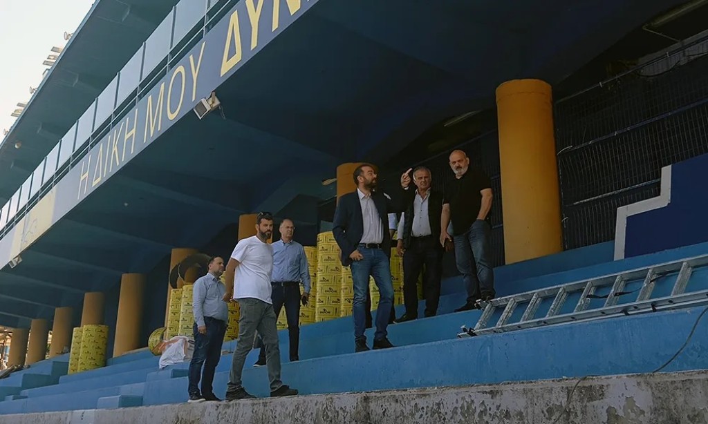 Παναιτωλικός: Συνάντηση με Ν. Φαρμάκη για τα έργα στο γήπεδο και την επέτειο των 100