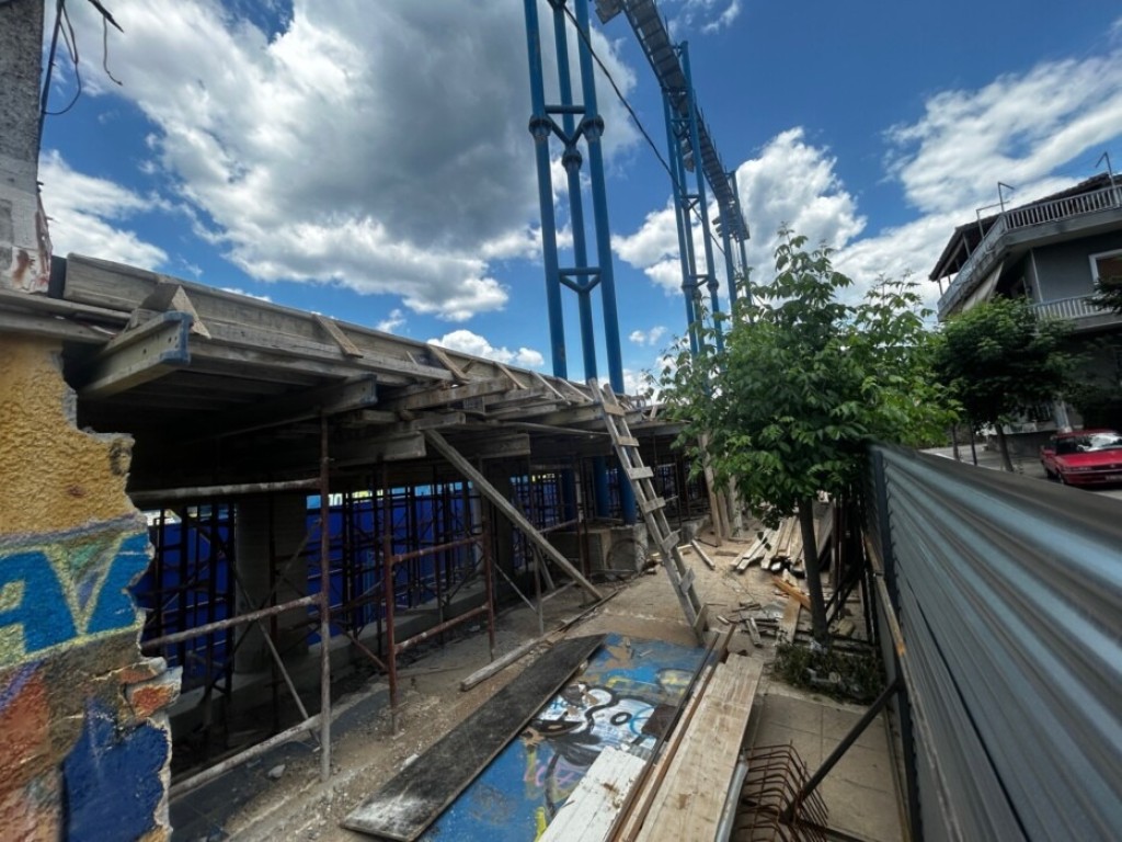 Γήπεδο Παναιτωλικού: «Βγήκαν» στο ύψος της παλιάς μάντρας οι εργασίες για το άνω διάζωμα (φωτο)