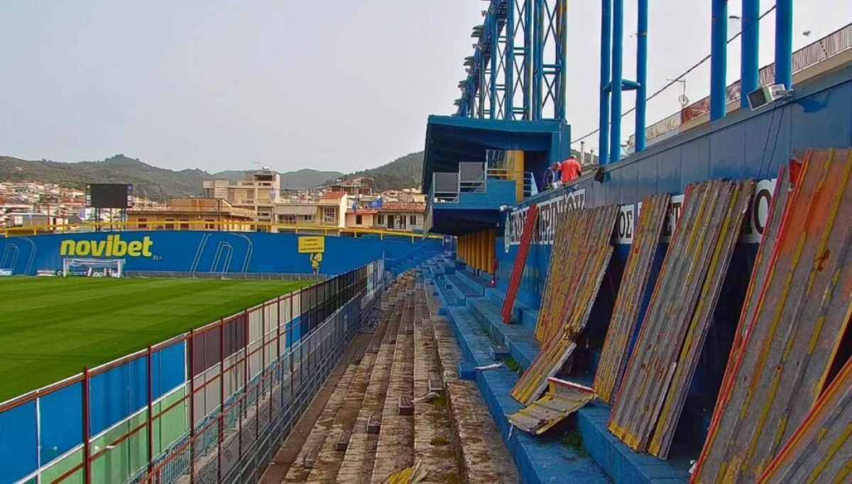 Ξεκίνησαν τα έργα στο γήπεδο του Παναιτωλικού (φωτο)