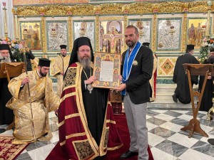 Νεκτάριος Φαρμάκης: «Τιμή η απονομή του Χρυσού Σταυρού της Μητρόπολης Αιτωλίας και Ακαρνανίας»