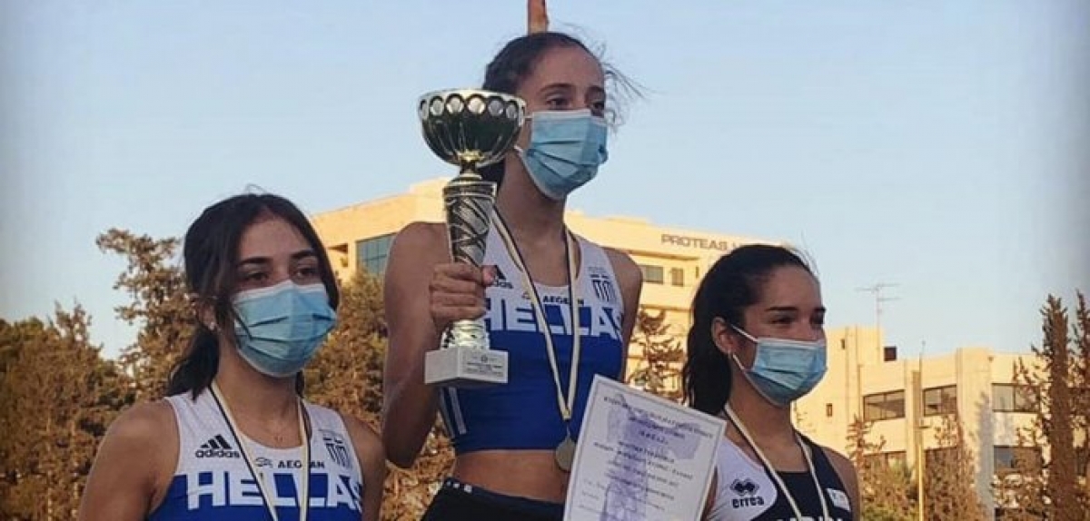 “Χρυσή” η Χριστίνα Σκεπετάρη από το Αγρίνιο σε διεθνή συνάντηση στίβου