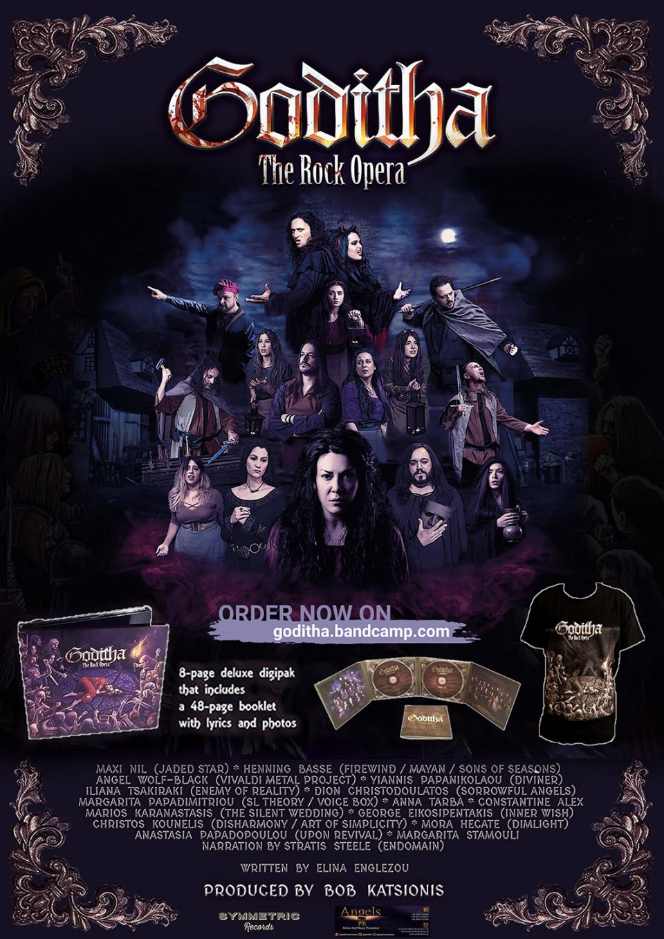 Ελίνα Εγγλέζου &amp; Bob Katsionis – single “There He Is” από την Rock Opera “GODITHA”, από την Symmetric Records...