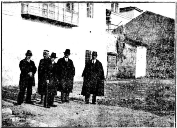 Τα απομεινάρια του σπιτιού του Λόρδου Βύρωνα στο Μεσολόγγι το 1923