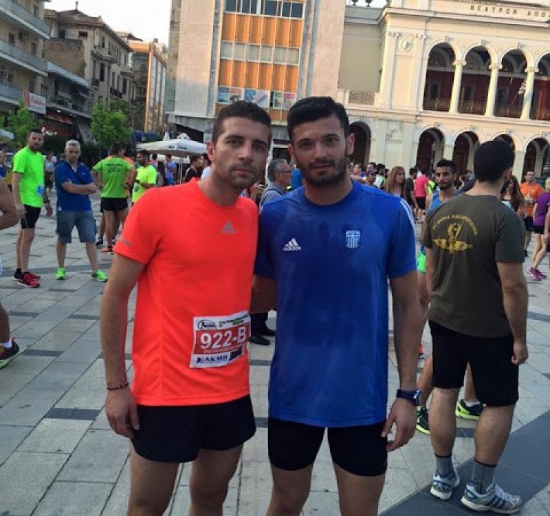 Οι Αγρινιώτες Γιάννης Κρανιάς- Κωνσταντίνος Διώτης-Κωνσταντίνος Τουσέ πρώτοι στο Night Run Patras.
